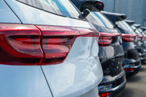 Row of Imported Cars